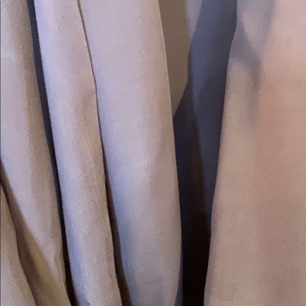 Asymmetrical V Neck maxi sun dress in gray - Picture 5 of 5